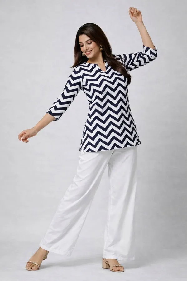 Black_&_White_Rayon_Top_And_Palazzo_Set_For_Women