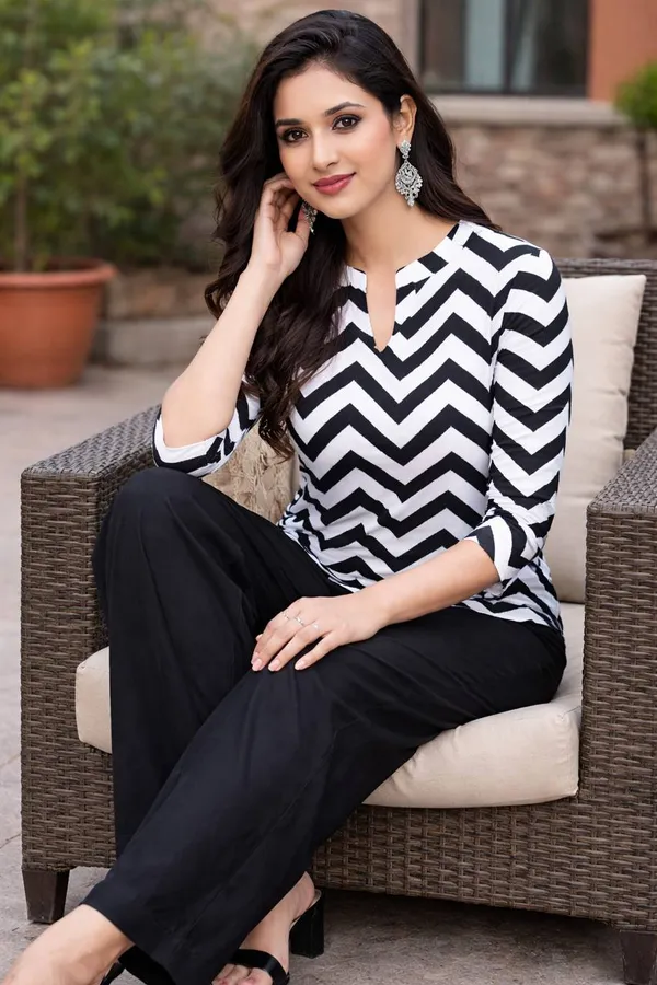 Black_&_White_Rayon_Co-Ord_Set_For_Women