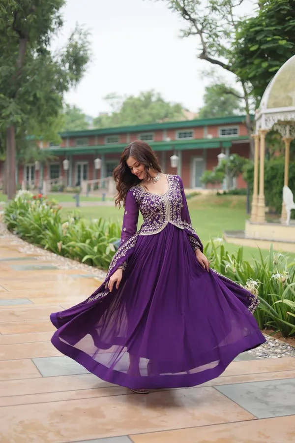 Purple_Georgette_Anarkali_Suit_For_Women