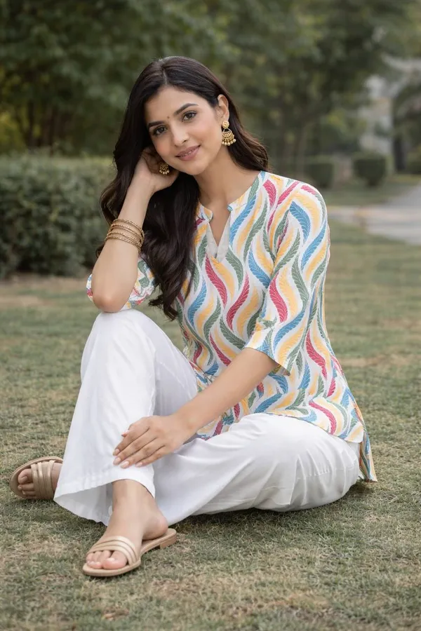 Multicolor_Rayon_Kurta_With_Palazzo_Set_For_Women