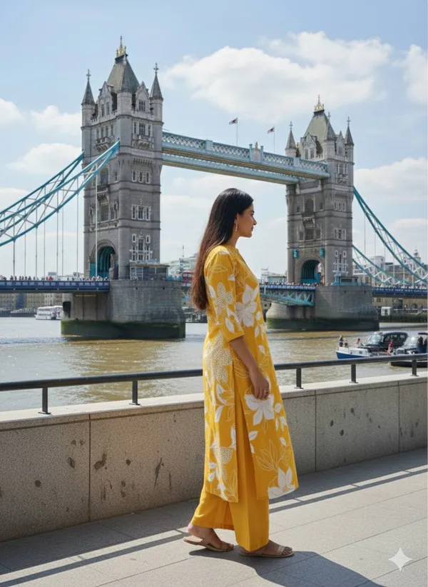 Yellow_Georgette_Kurta_Set_For_Women