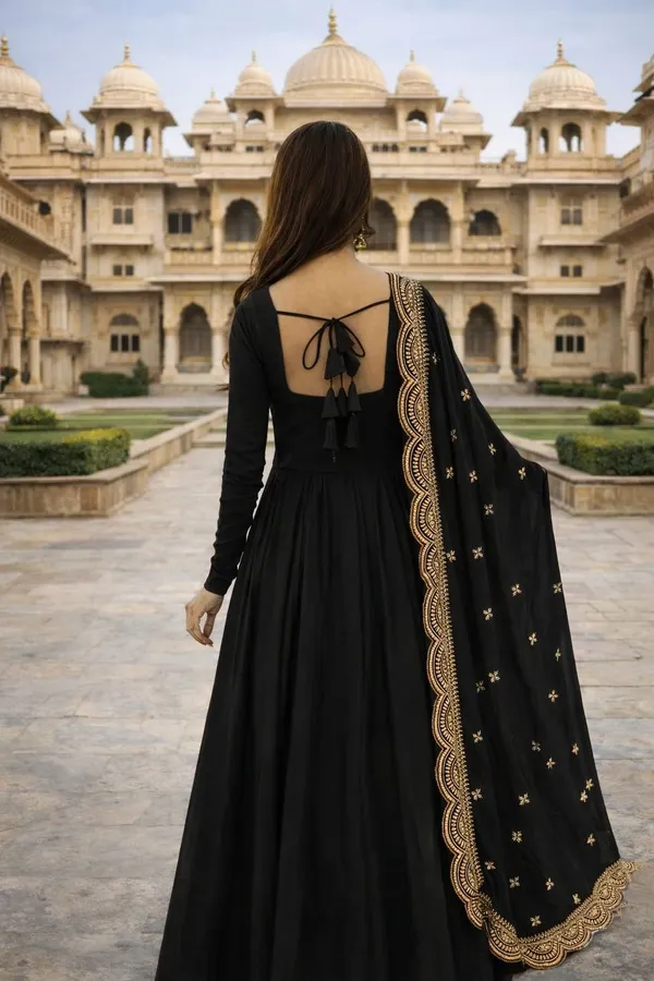 Black_Georgette_Anarkali_Suit_For_Women