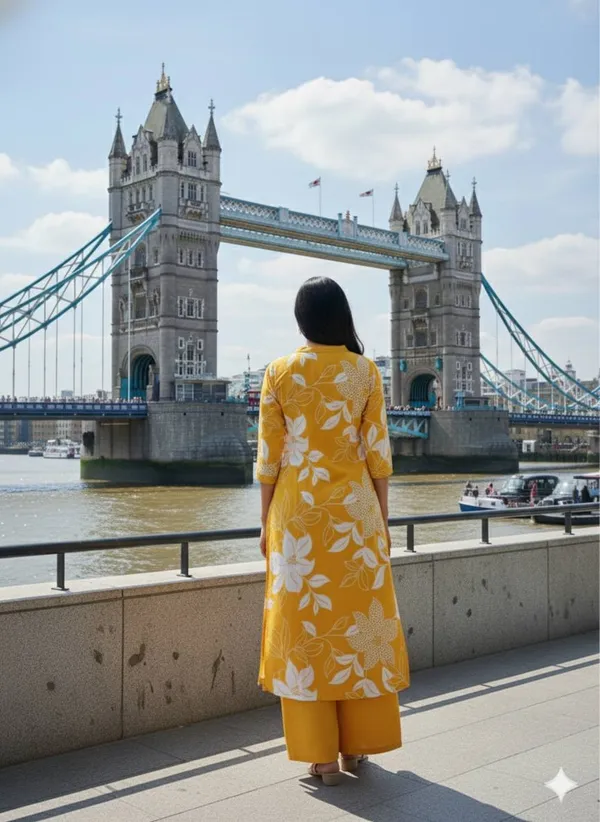 Yellow_Georgette_Kurta_Set_For_Women