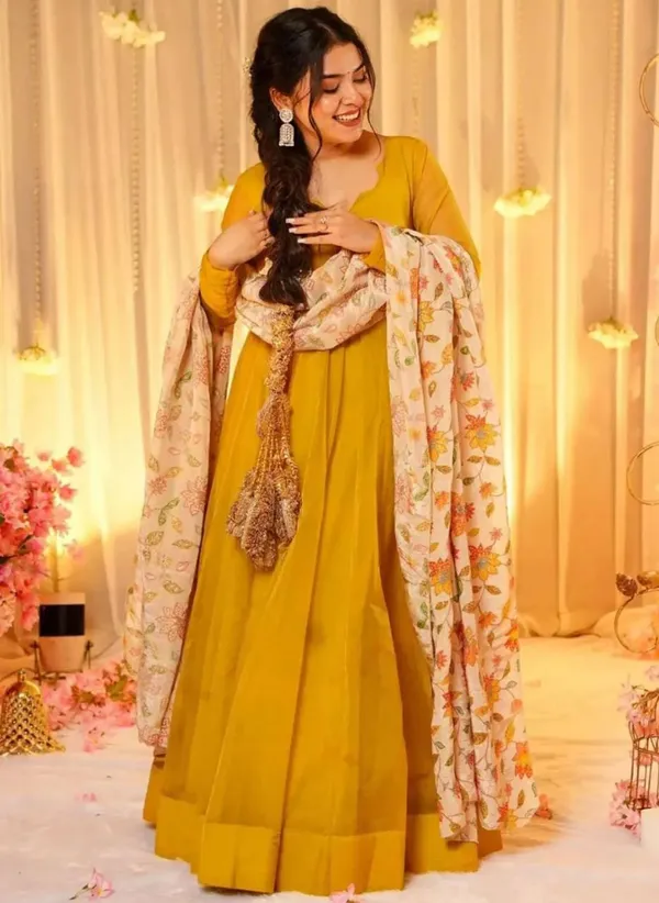 Mustard_Yellow_Georgette_Anarkali_Suit_For_Women