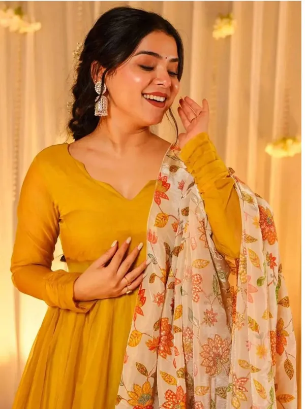 Mustard_Yellow_Georgette_Anarkali_Suit_For_Women
