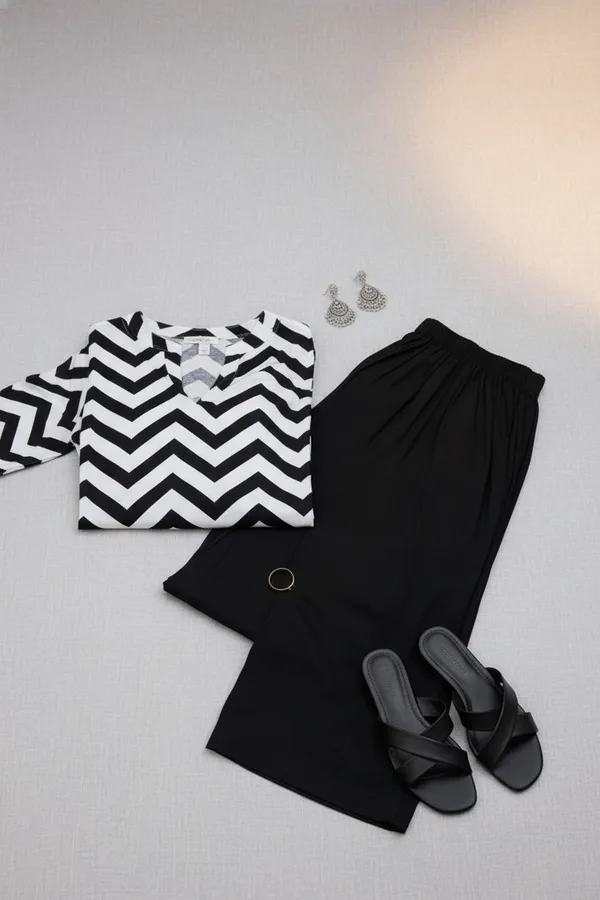 Black_&_White_Rayon_Co-Ord_Set_For_Women