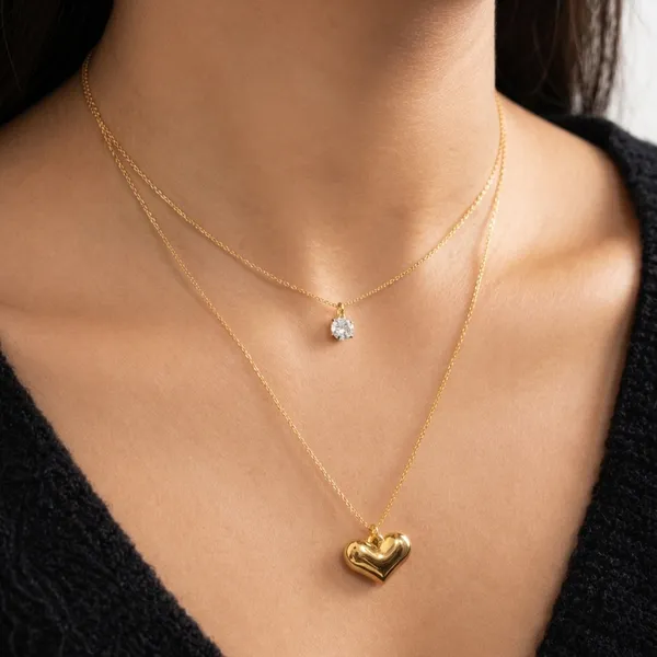 Celestial_Heart_Layered_Necklace_Set_|_Gold_Finish_|_Shadowborne