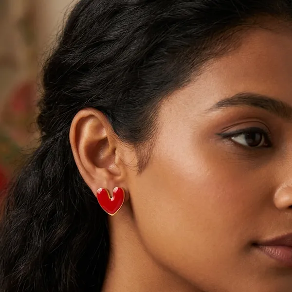 SHADOWBORNE_Gold-Plated_Red_Glossy_Enamel_Studs