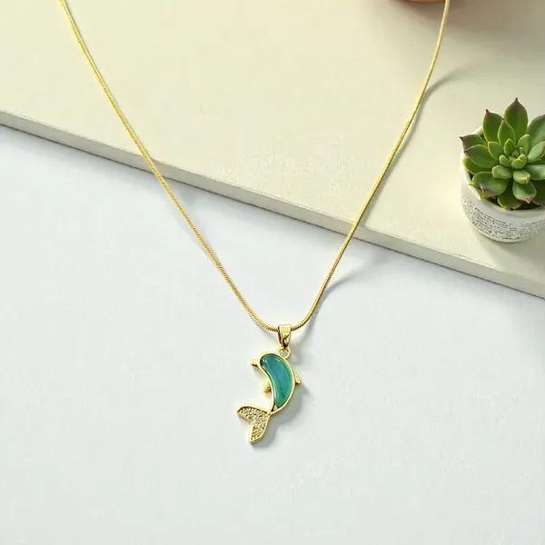 Gold_Aqua_Dolphin_Charm_Pendant_For_Women