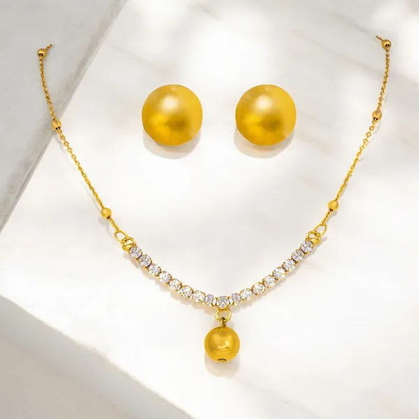 Gold_Plated_Stone_Necklace_Set_For_Women_Elegant_Designer_Jewelry_With_Round_Earrings
