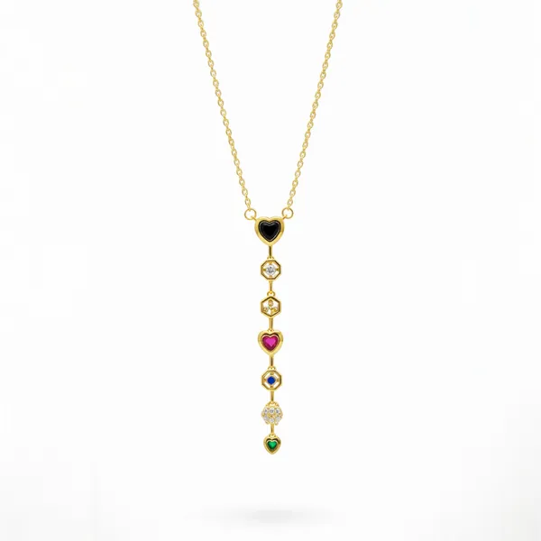 Gold_Anti_Tarnish_Heart_Charm_Necklace_For_Women