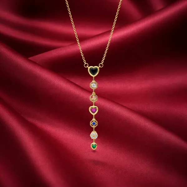 Gold_Anti_Tarnish_Heart_Charm_Necklace_For_Women