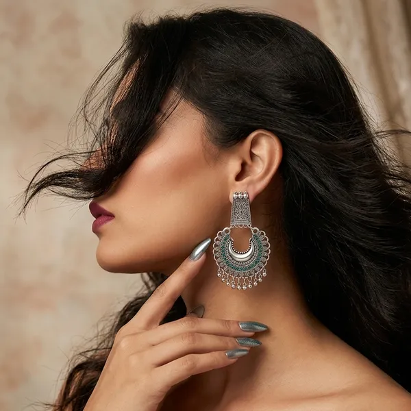 Silver_Oxidized_Crescent_Jhumka_Earrings_For_Women