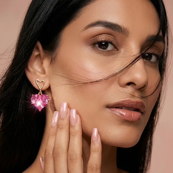 Pink_Crystal_Heart_Drop_Earrings_For_Women
