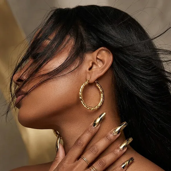 Gold_High_Hoop_Earrings_For_Women