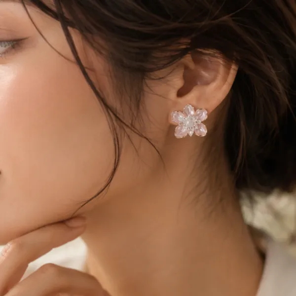 Blushing_Flora_Crystal_Stud_Earrings_–_Gold-Plated_Pearlescent_Blossom_Studs