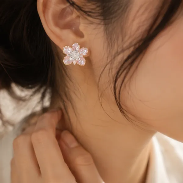 Blushing_Flora_Crystal_Stud_Earrings_–_Gold-Plated_Pearlescent_Blossom_Studs