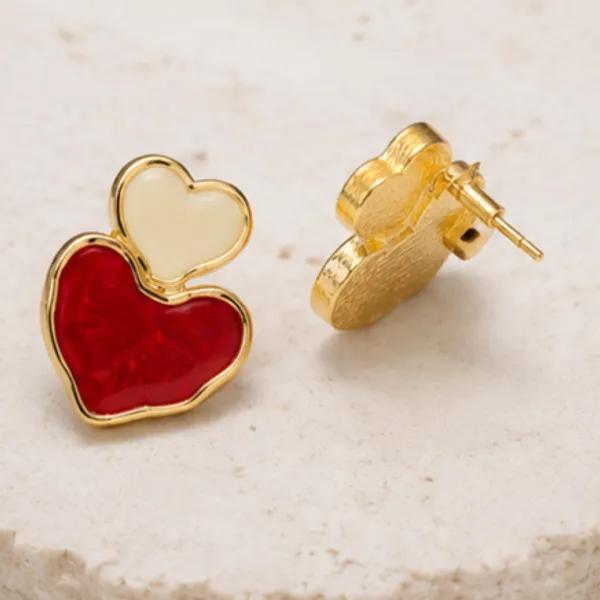 Charming_Cherry_Red_&_Cream_Double_Heart_Stud_Earrings_–_High-Quality