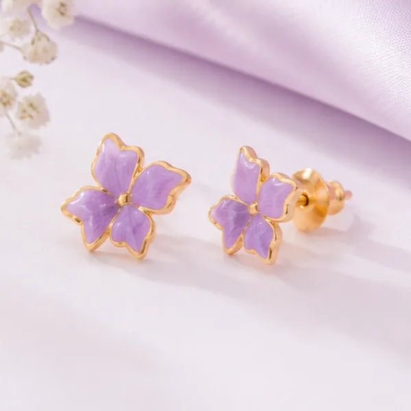 Lavender_Pastel_Bow_Stud_Earrings_Enamel_Minimalist_Jewellery