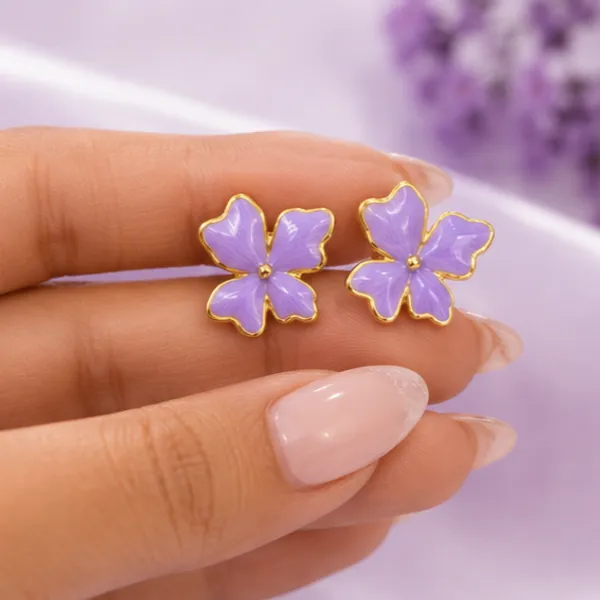 Lavender_Pastel_Bow_Stud_Earrings_Enamel_Minimalist_Jewellery
