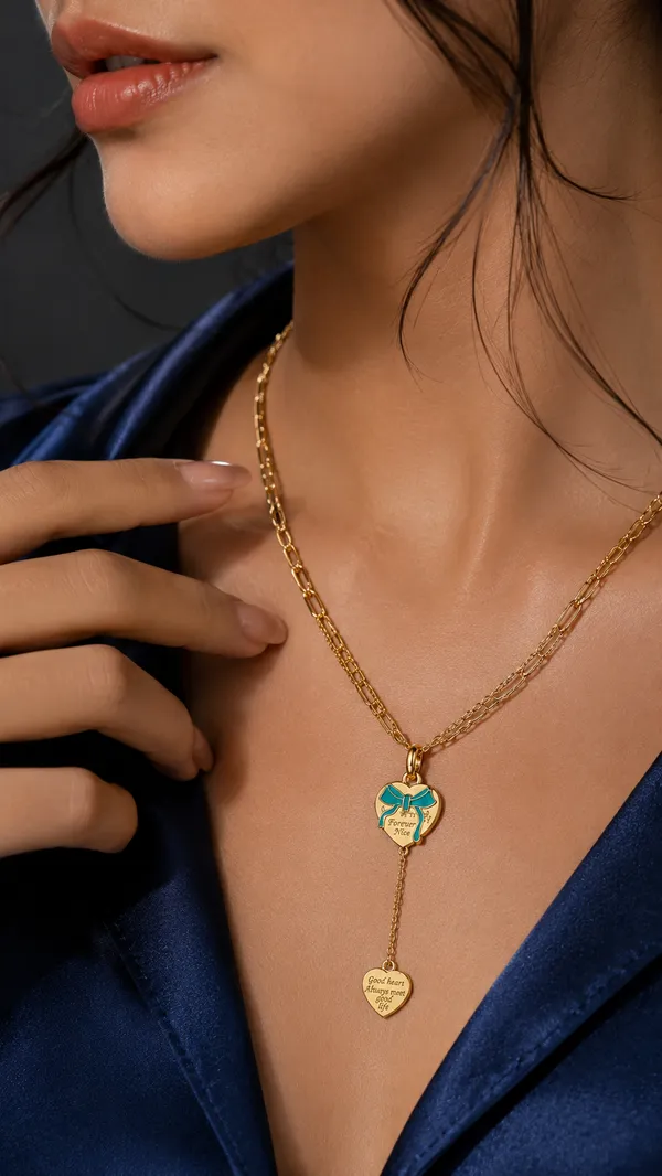 Shadowborne_Gold_Double_Layer_Heart_Drop_Charm_Pendant_For_Women