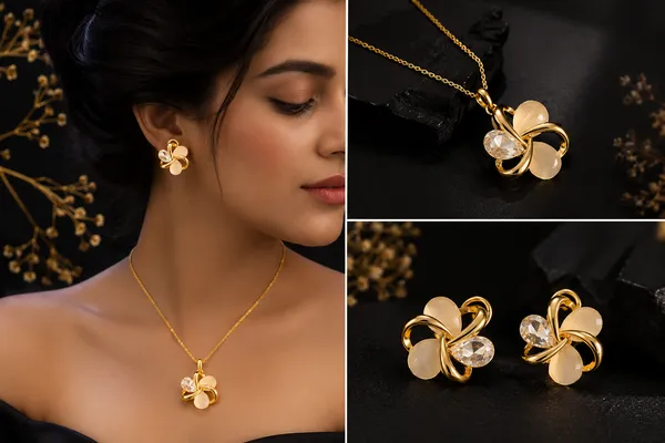 High_Quality_Gold-Plated_Floral_Crystal_Jewelry_Set_for_Women