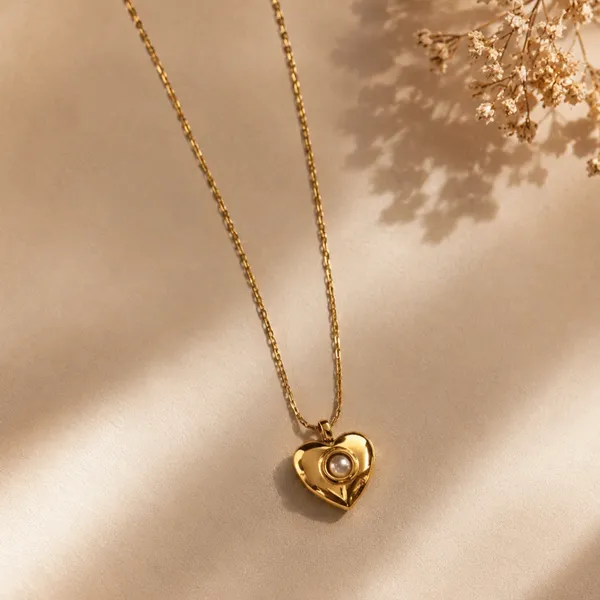 SHADOWBORNE_18K_Gold_Plated_Puffed_Heart_Pendant_Necklace_with_Pearl_Accent