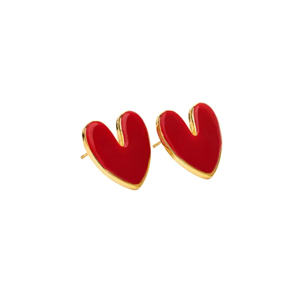 SHADOWBORNE_Gold-Plated_Red_Glossy_Enamel_Studs