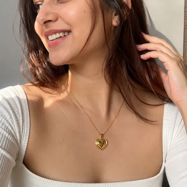 SHADOWBORNE_Golden_Heart_Pendant_Necklace_for_Women_&_Girls