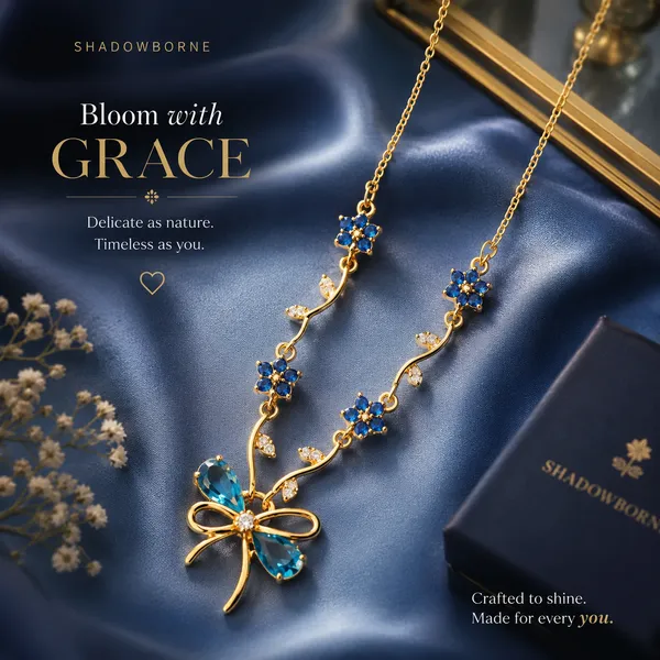 Ocean_Blossom_Tulip_&_Bow_Pendant_Necklace_–_18K_Gold_Plated_Botanical_Luxury