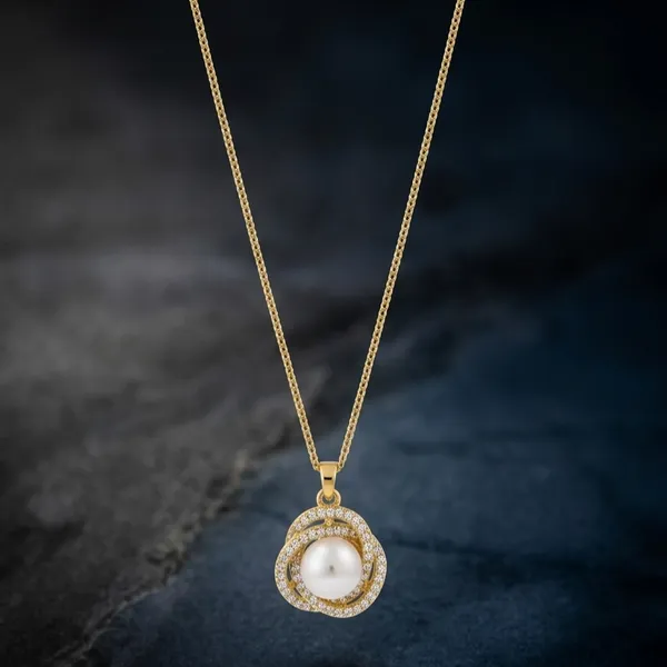 SHADOWBORNE_Luxury_Gold_Pearl_Diamond_Halo_Pendant_Necklace_Elegant_Velvet_Statement_Piece