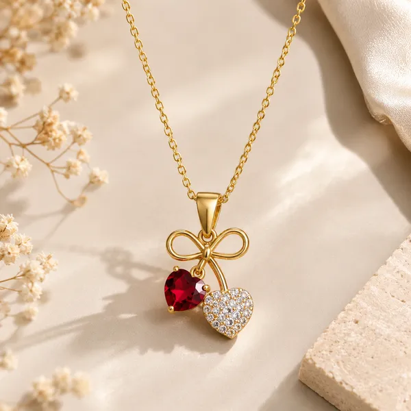 SHADOWBORNE_Gold_And_Red_Bow_Twin_Heart_Crystal_Pendant_Necklace_For_Women