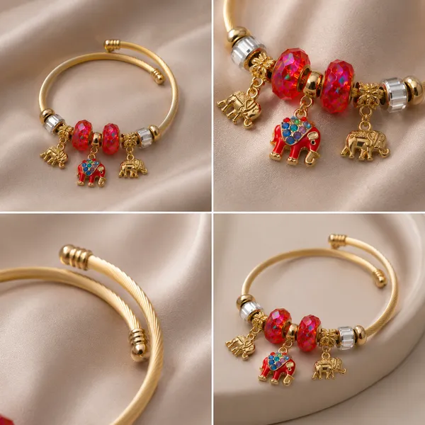 SHADOWBORNE__Gold_Charm_Adjustable_Pandora_Style_Bracelet_With_Red_Beads_Hanging_Pendants