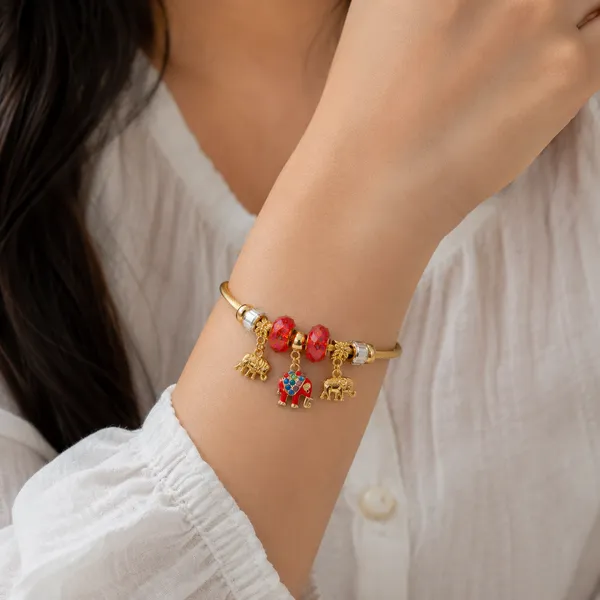 SHADOWBORNE__Gold_Charm_Adjustable_Pandora_Style_Bracelet_With_Red_Beads_Hanging_Pendants