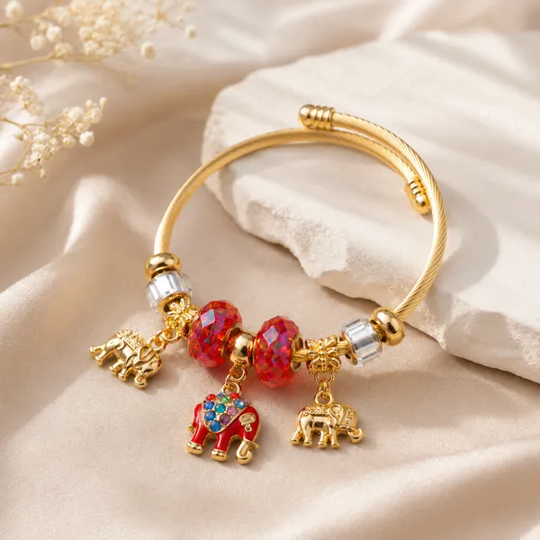 SHADOWBORNE__Gold_Charm_Adjustable_Pandora_Style_Bracelet_With_Red_Beads_Hanging_Pendants