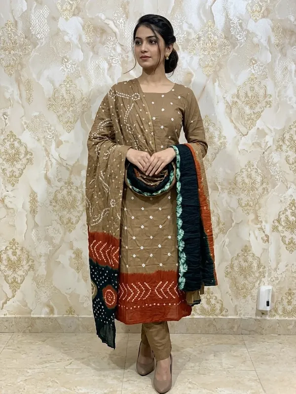 Beige_Maroon_And_Green_Premium_Fabric_Base_Suit_Dress_Material_For_Women