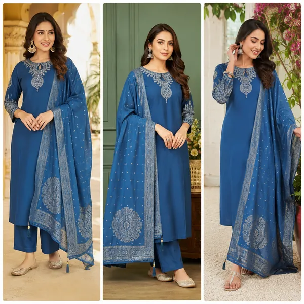 3_Piece_short_kurti_set_with_charming_dupatta
