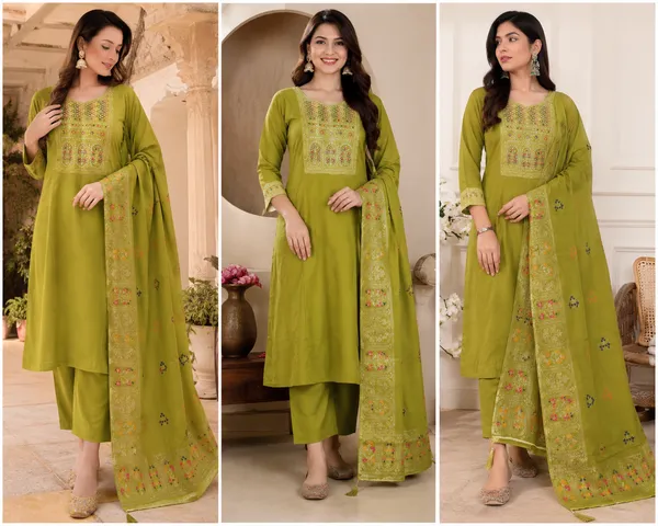 3_Piece_short_kurti_set_with_charming_dupatta