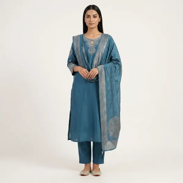 3_Piece_short_kurti_set_with_charming_dupatta