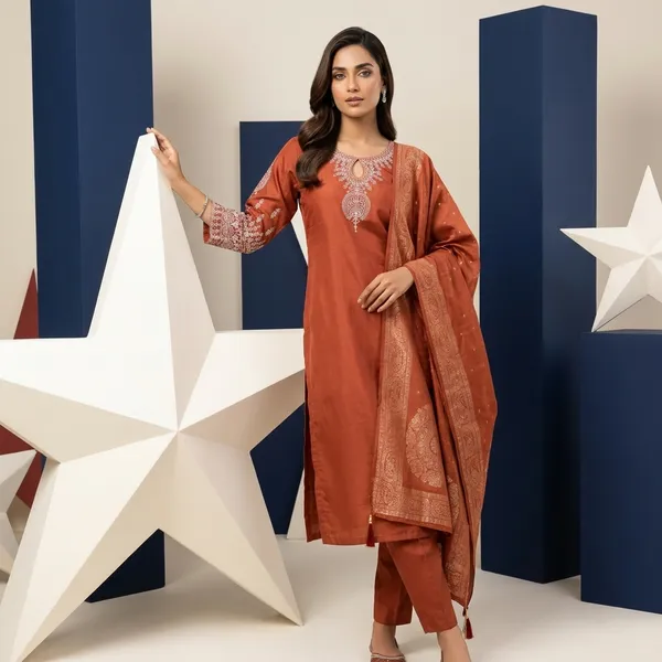 3_Piece_short_kurti_set_with_charming_dupatta