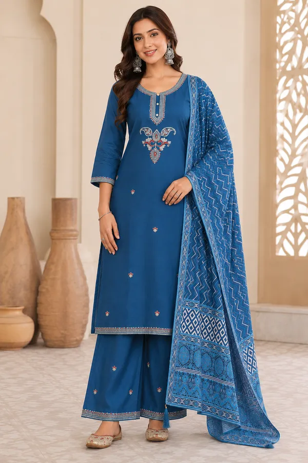 3_Piece_short_kurti_set_with_charming_dupatta