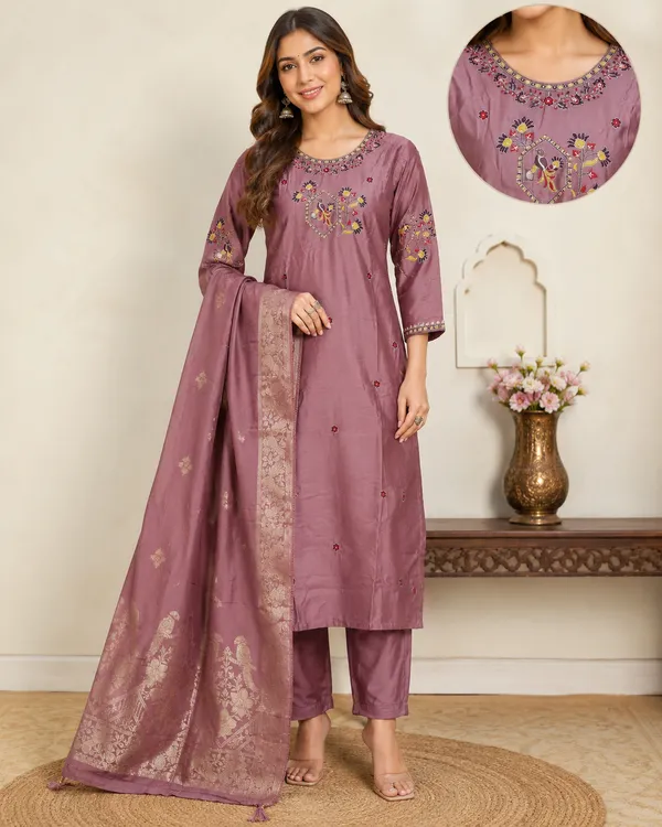 3_Piece_short_kurti_set_with_charming_dupatta