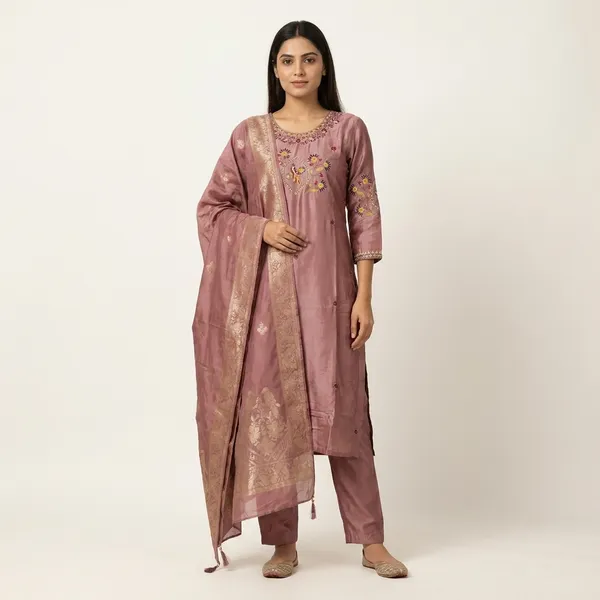 3_Piece_short_kurti_set_with_charming_dupatta