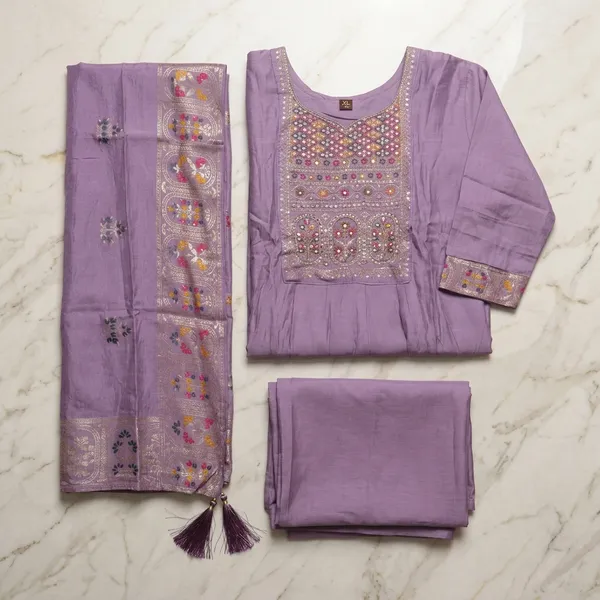 3_Piece_short_kurti_set_with_charming_dupatta