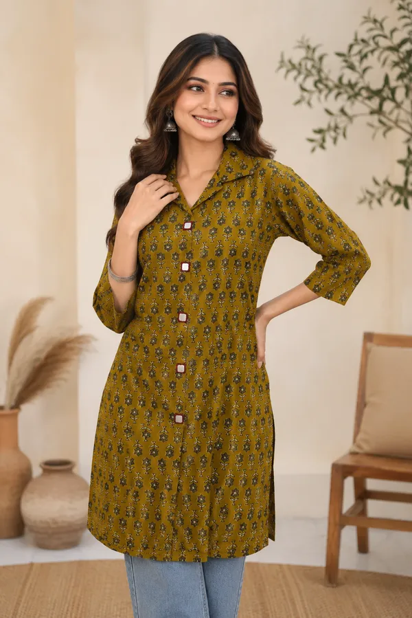 Cotton_Kurti_-_elegant_look_when_combined_with_jeans_,_pants,_leggings