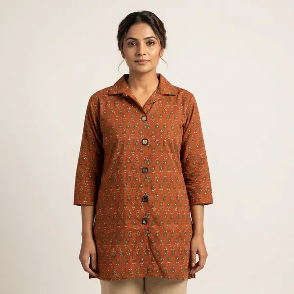 Cotton_Kurti_-_elegant_look_when_combined_with_jeans_,_pants,_leggings