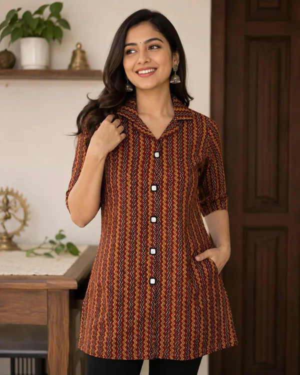 Cotton_Kurti_-_elegant_look_when_combined_with_jeans_,_pants,_leggings