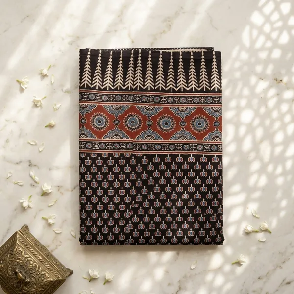 Exclusive_-_Natural_Dye_Vegetable_Hand_Block_Print_Ajrakh_Print_Pure_Modal_Silk.