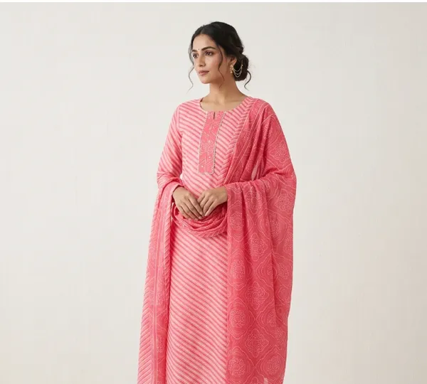 Fresh_Pink_Rayon_With_Linen_Finish_Suit_Dress_Material_For_Women