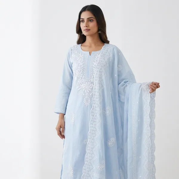 Ice_Blue_Pure_Premium_Cotton_Suit_Dress_Material_For_Women